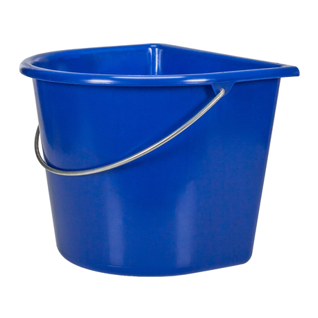 BUCKET 15 L WITH FLAT SIDE, NAVY - MADE IN SWEDEN
